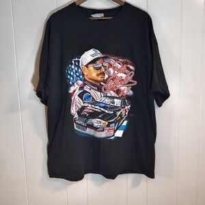 Vintage Chase Authentics Dale Earnhardt #3 Nascar Black T Shirt -  Mens XXL